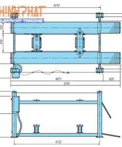 Cầu nâng 4 trụ HL-3300