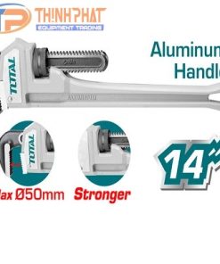 Mỏ lết răng 18 inch tay cầm nhôm Total THTAL17186
