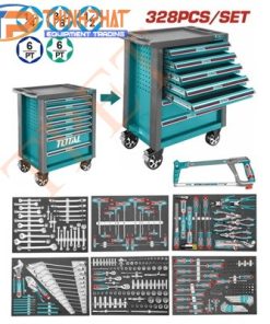 Tủ dụng cụ 7 ngăn và  328 chi tiết Total THPTCS73281