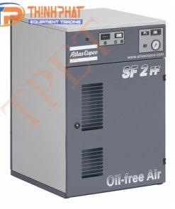 Máy nén khí xoắn ốc không dầu SF 2 - SF 2+ Atlas Copco