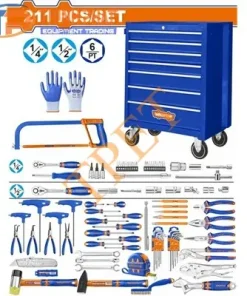 Tủ dụng cụ 7 ngăn và bộ dụng cụ 211 chi tiết  WHS2111 WADFOW